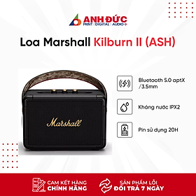 Loa Bluetooth Marshall Kilburn II (Pin 20h) - Hàng Chính Hãng ASH