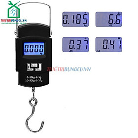 Mua Cân trọng lượng kỹ thuật số điện tử có móc treo 5g-50kg ( hàng sẵn )