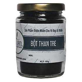 Bột Than Tre Hoạt Tính Trắng Răng (100g)