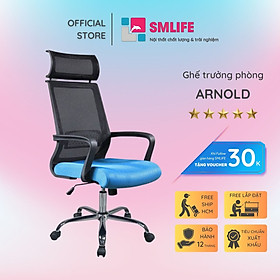 Ghế trưởng phòng lưng cao có tựa đầu SMLIFE Arnold