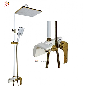 Mua Sen cây tắm nóng lạnh trắng ánh vàng GS6607T  đẹp sang trọng quý phải  bền bỉ với thời gian