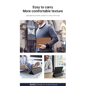 Bao Da WiWU Detachable Magnetic Case Cho iPad Pro 11 inch / Air 4 5 10.9 inch Tích Hợp Smart Cover Có Thể Đóng Tắt Mở Màn Hình - Hàng Chính Hãng