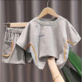 Đồ Bộ Cho Bé Trai Bộ Cộc Tay Chữ A Chất Cotton VYVY KIds Cho Bé Trai Từ 8