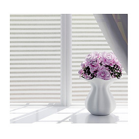 Mua Combo 5 Mét Decal Giấy Dán Kính Sọc Trắng (5 Mét Dài x 0.45 Mét Ngang)
