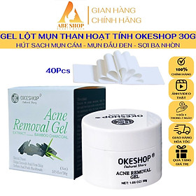 Gel Lột Mụn Than Tre Hoạt Tính OKESHOP 30ml - Giải Pháp Loại Bỏ Mụn Đầu Đen - Mụn Cám - Bạ Nhờn - Làm Sạch Sâu Và Thu Nhỏ Lỗ Chân Lông