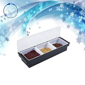 Mua Khay Nhựa Cao Cấp Đựng Topping 3 Ngăn
