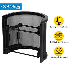 Mua ROGTZ - Pop Filter Alctron PF06 - Lọc Âm Hiệu Quả  Bảo Vệ Micro Chuyên Nghiệp Lưới Kim Loại Cao Cấp Lọc Âm 99% Loại Bỏ Nhiễu Âm Tiếng Ồn Tiếng Vọng Bảo Vệ Micro Bụi Bẩn Công Trùng Hơi Nước Tương Thích Mọi Loại Micro Sang Trọng Dễ Lắp Đặt - Hàng Chính Hãng
