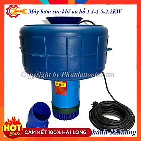 Mua Máy bơm sục khí oxy hòa tan cho ao hồ nuôi cá-Máy bơm nước-máy tạo đài phun nước-Công suất 1.5KW-Bảo hành 1 năm