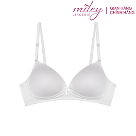 Áo Ngực Nữ Cotton Không Gọng Miley Lingerie - Màu Trắng Kem BRW02115