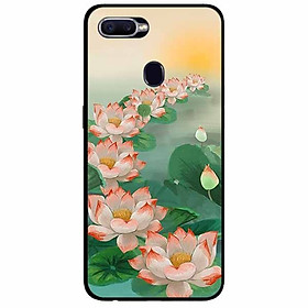 Ốp lưng in cho Oppo A7/ A5s Mẫu Bảy Đóa Sen