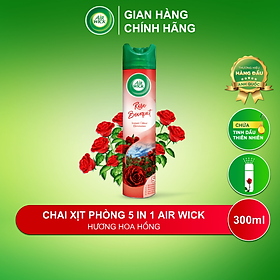 Chai xịt thơm phòng hương hoa hồng AIRWICK ngọt ngào, quyến rũ