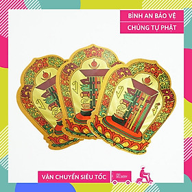 Mua Miếng dán decal chủng tự Kalachakra bảo vệ bình an
