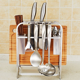 Giá để đồ nhà bếp đa năng inox 304 - 37x20.5x31cm