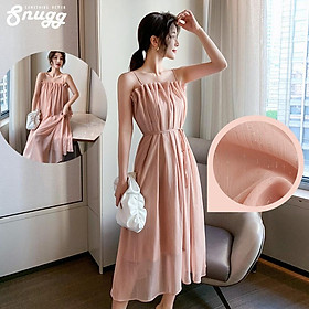 Đầm 2 dây xếp ly Ahasing 2 styles