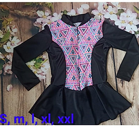 ĐỒ BƠI TAY DÀI CHỐNG NẮNG HÀNG CAO CẤP CHẤT VẢI BAO ĐẸP CÓ QUẦN VÁY RẤT TIỆN LỢI HỌA TIẾT XINH XẮN THỜI TRANG