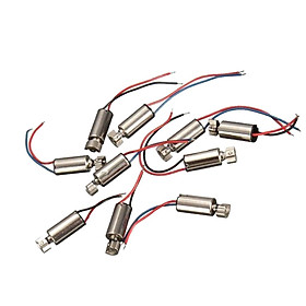 10 Chiếc 4x8mm Micro Coreless Cao Tốc Độ Động Cơ DC 1.5-3V Động Cơ Dài 8mm