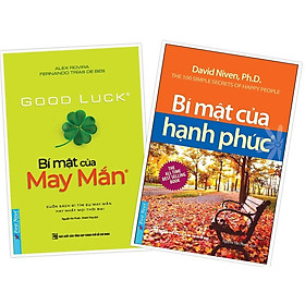 Sách - Combo Bí mật của may mắn (Khổ nhỏ) + Bí mật của hạnh phúc (Khổ nhỏ) - FirstNews