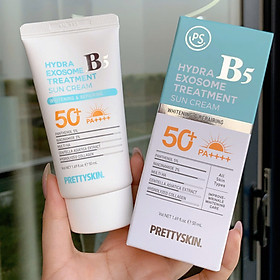 Kem Chống Nắng Cho Da Treatment Cấp Ẩm, Dưỡng Trắng PrettySkin Hydra B5 Exosome Treatment Sun Cream Hàn Quốc 50ml