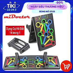 Dụng Cụ Hít Đất Chống Đẩy – Đa Dạng 14 Bài Tập – Nhiều Nút 14 in 1 – Dụng Cụ Chống Đẩy Chính Hãng miDoctor
