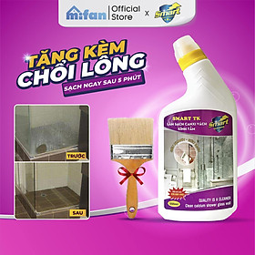 Mua Tẩy Cặn Canxi Trên Kính SMART TK - Vệ Sinh Sạch Cặn Bám Lâu Ngày Vách Kính Nhà Tắm  Gương - MIFAN Phân Phối Chính Hãng