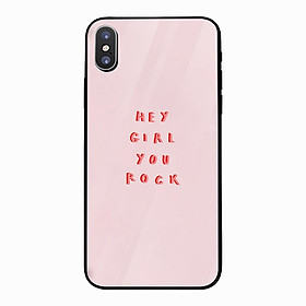 Ốp điện thoại kính cường lực cho máy iPhone X - You rock MS ACKTU014