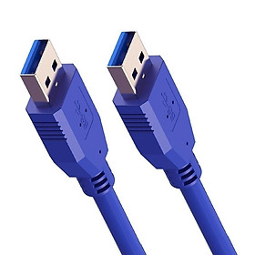 USB nam sang cáp nam USB A đến USB Cáp USB 3.0 Cáp đôi kết thúc dây USB 5Gbps cho bộ tản nhiệt Disk Disk USB 3.0 EXTREICT Cáp chiều dài: 0,5M