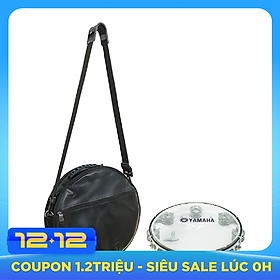 Combo Trống Lắc Tay Và Bao Đựng Lục Lạc Gõ Bo Tambourine Yamaha CB-MT6-102T