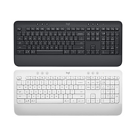 Bàn Phím Không Dây Logitech Signature K650 - Nhỏ gọn, gác tay tích hợp, tương thích Mac , Bluetooth & USB Bolt - Hàng chính hãng