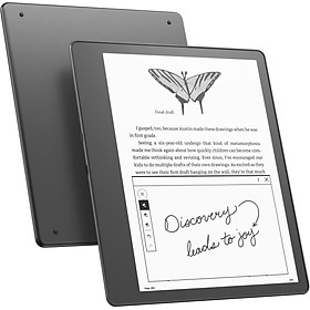 Combo Máy đọc sách Kindle Scribe kèm bút – thế hệ đầu tiên có thể đọc và viết, màn hình 10,2” 300PPI, đèn vàng warmlight, bộ nhớ 16-64GB, đồng bộ dữ liệu qua Microsoft Word - hàng nhập khẩu