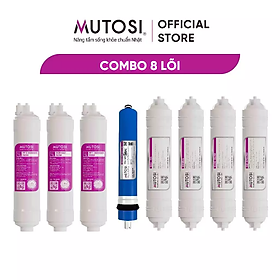 Mua Combo 8 lõi lọc nước - Hàng chính hãng Mutosi (hệ lõi thô đúc nối nhanh)