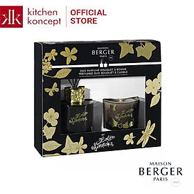 Maison Berger - Bộ tinh dầu khuếch tán và nến Lolita Lempicka Black - 2 món