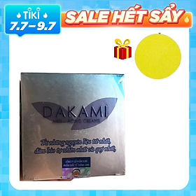 Kem Dưỡng Trắng Da Ngăn Ngừa Lão Hóa Dakami Tặng Kèm Bông Rửa Mặt