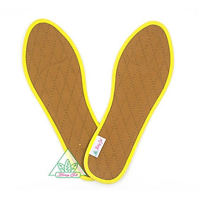 Lót giày vải cotton Hương quế CI-01 làm từ vải cotton - bột quế giúp hút ẩm - khử mùi - phòng cảm cúm và cải thiện sức khoẻ