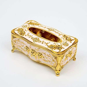 Mua Hộp đựng giấy ăn hoa văn mạ vàng - GDHN Loại Tốt