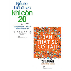 Hình ảnh Combo Nếu Tôi Biết Được Khi Còn 20 + Bạn Thật Sự Có Tài (2 Cuốn)