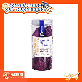 Khoai lang tím sấy giòn Farmers Fine Food (250G)