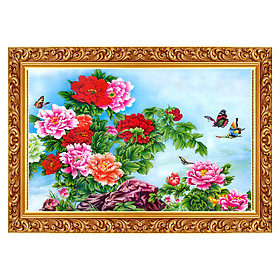 Tranh treo tường Hoa Mẫu Đơn 075