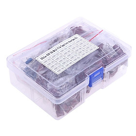 200 Pieces CBB Metal Film Capacitors 25 Types, 630 V / 0.001 Uf ~ 2.2 Uf, Lightweight