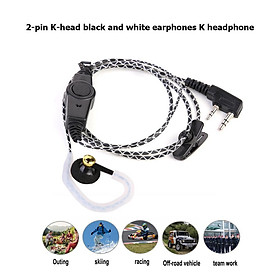 Tai nghe 2 chân chất lượng cao dành cho bộ đàm Kenwood Kpg Baofeng Uv 5r