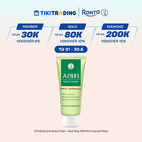 Sữa rửa mặt ngăn ngừa mụn dạng gel Acnes Gentle Wash 100g