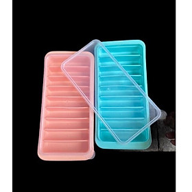 Mua Khay làm đá có nắp đậy thanh dài hay chia đồ ăn dặm 6933
