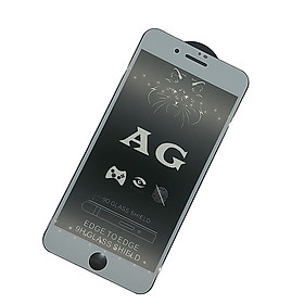 Kính cường lực full nhám chống bám vân tay cho Iphone siêu bền, siêu cứng , ôm sát máy, chống chầy - Hàng chính hãng