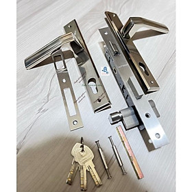 Mua Bộ khóa tay gạt cửa đi màu inox nhôm hệ 700 hamered