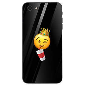 Ốp điện thoại kính cường lực cho máy iPhone 6 Plus/6s Plus - emoji kute MS EMJKT003