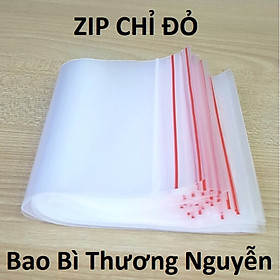 Mua 1Kg Zip Viền chỉ đỏ đựng thực phẩm  Bột  Linh Kiện tiện dụng  Khóa Zipper Chắc Kín Hơi  Túi dày đẹp chất lượng  Bao Bì Thương Nguyễn