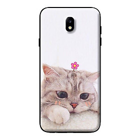 Ốp in cho Samsung Galaxy J7 Pro Mèo Buồn - Hàng chính hãng