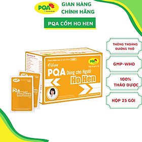 Cốm Ho Hen PQA Thành Phần Từ Thiên Nhiên Hỗ Trợ Thanh Họng, Bổ Phổi, Giảm Ho Và Hen Suyễn Hộp 25 Gói