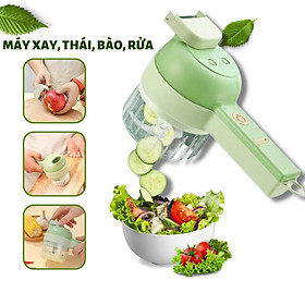 Mua Máy Xay  Máy Thái Rau Củ Cầm Tay Sạc Pin 1500mAh Xay Tỏi Xay Ớt Tiện Lợi Đa Năng Cho Nhà Bếp