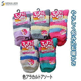 Tất nữ cổ lửng họa tiết viền acrylic 23-25cm