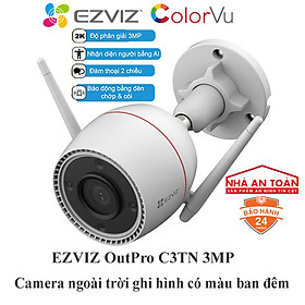 Camera WiFi Colorvu 3mp EZVIZ OutPro C3TN 2K hàng chính hãng